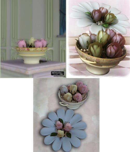 Shabby Chic Rose Decor