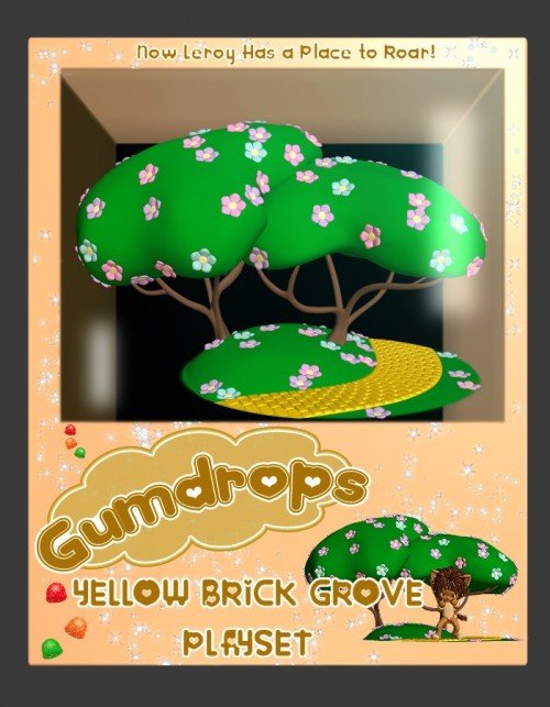 Gumdrops Playset: Yellow Brick Grove