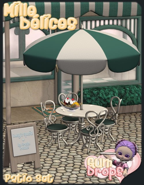 Gumdrops: Mille Delices - Patio Set