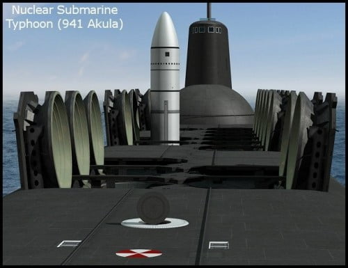 Nuclear submarine Typhoon