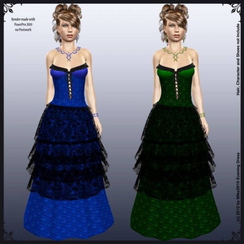 Evening Dress with Jewels for V4/A4/S4/G4/Angel