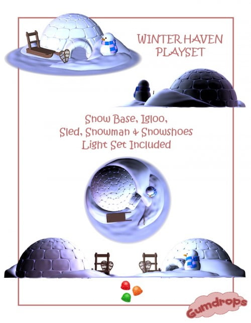 Gumdrops: Winter Haven Playset