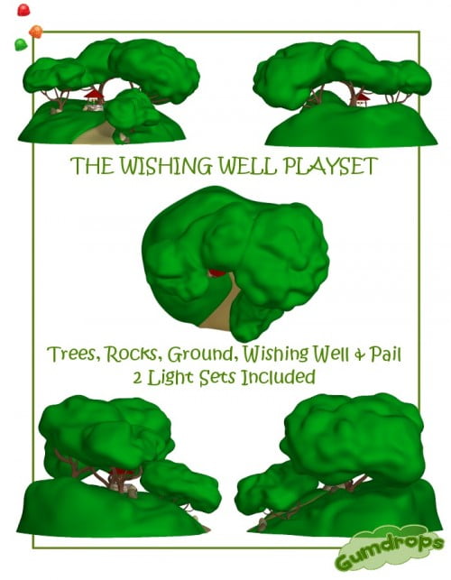 Gumdrops: Wishing Well Hill Playset