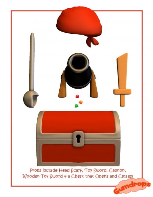Gumdrops: Pirate Props