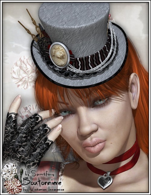 Boutonniere for Victorian Innocence - BUNDLE