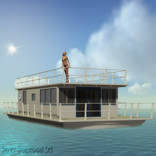 Poser Houseboat Set