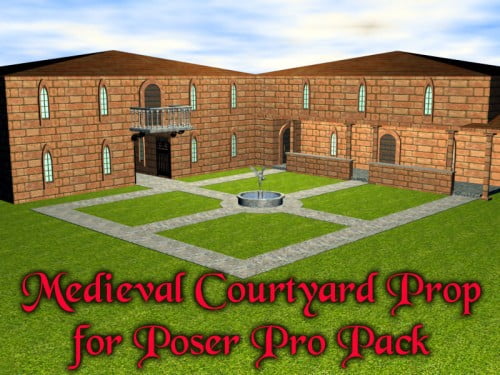 Medieval Courtyard Prop