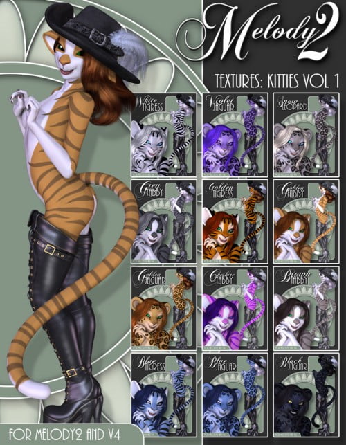 Textures: Kitties Vol 1 for Melody2