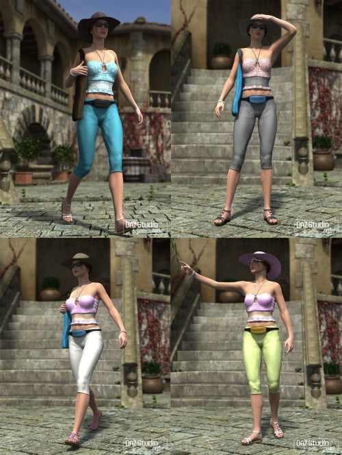 The Tourist for V6 Texture Set