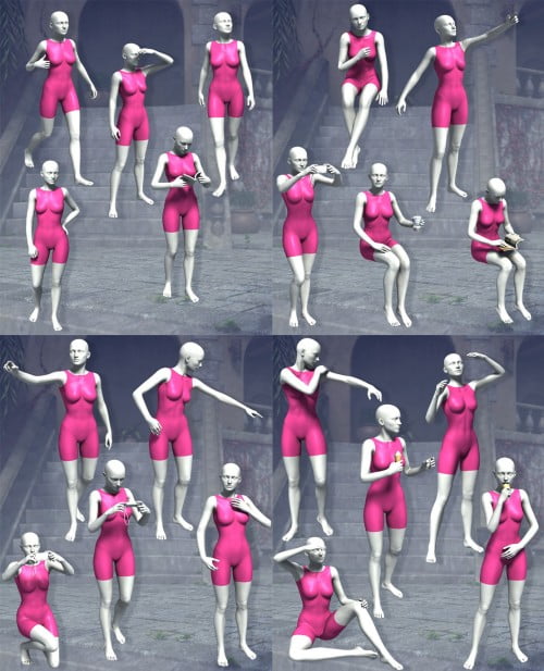 V6 The Tourist Poses