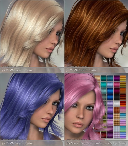 PHC Natural - Leiko hair