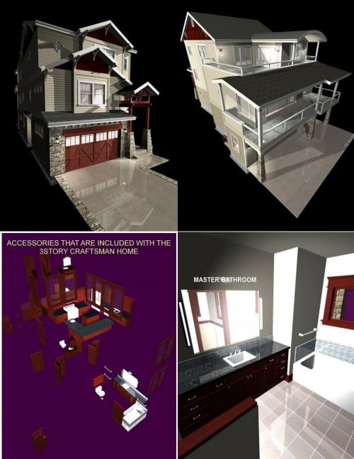 3 Story Craftsman Home