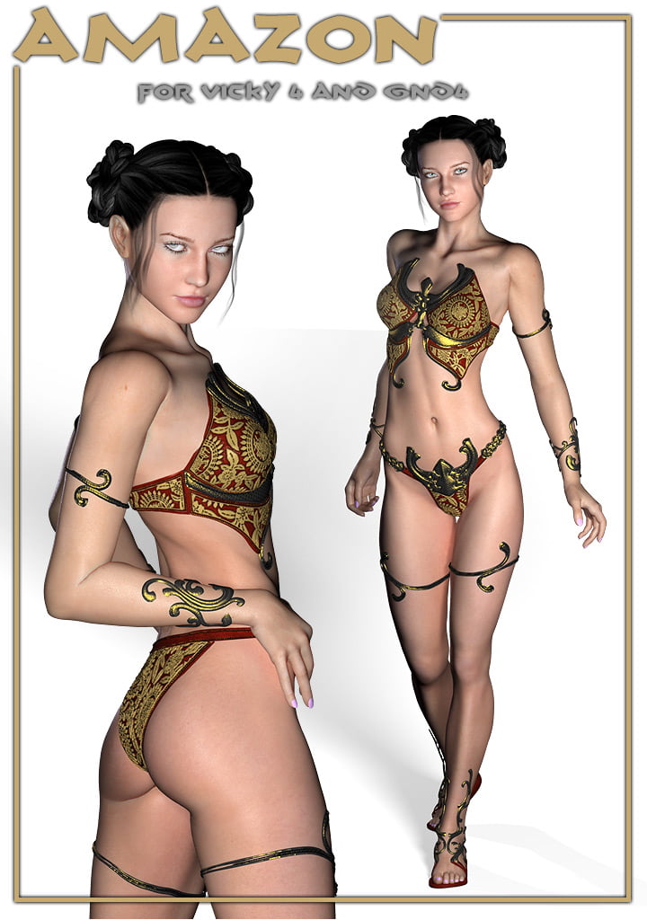 Fantasy Amazon Outfit for V4