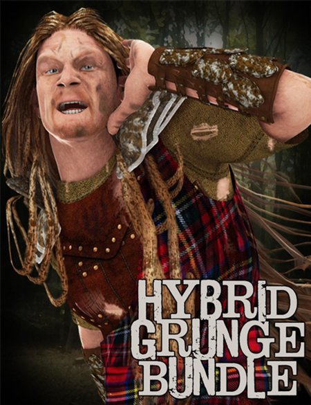 Hybrid Grunge Bundle for DAZ Studio