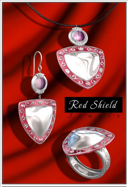 Red Shield Jewels