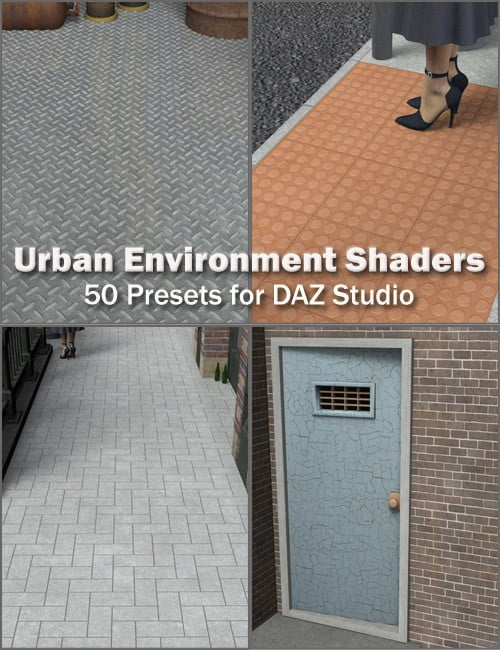 Urban Environment Shaders for DAZ Studio
