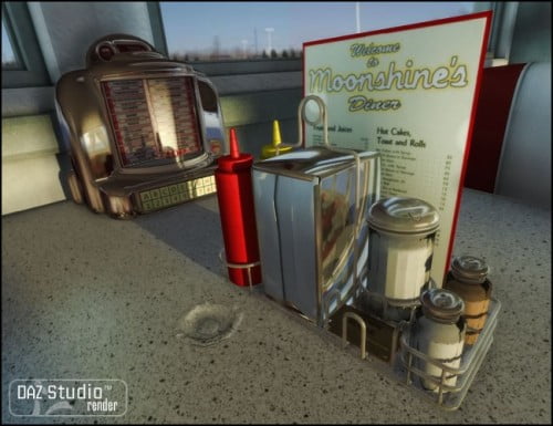 Moonshine's Diner Interior II