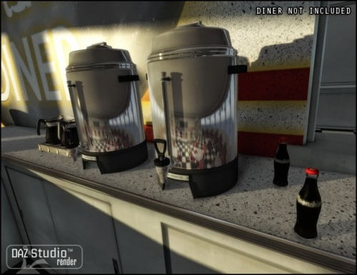 Moonshine's Diner Interior III