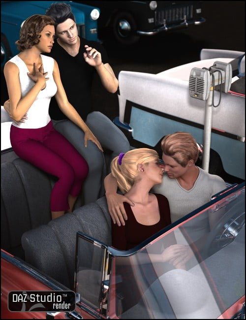 Moonshine's Drive-In Poses