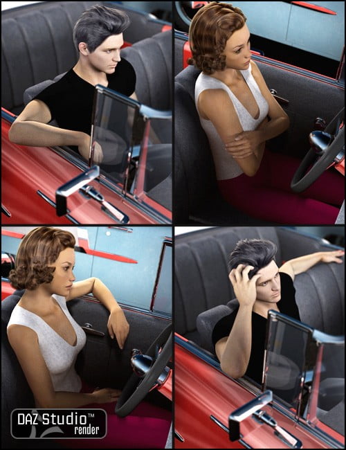 Moonshine's Drive-In Poses