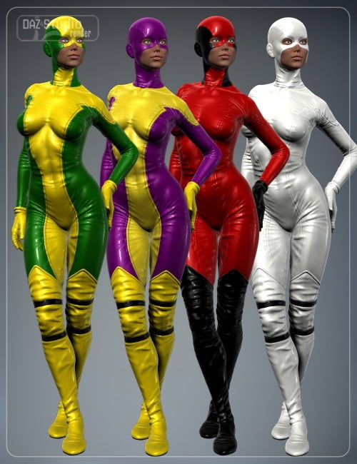 Super Hero Suit for Genesis 2 Female(s) and Victoria 6