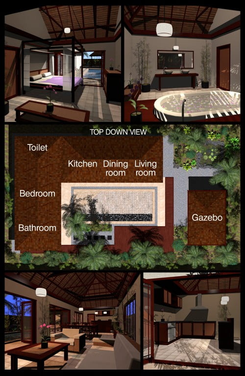 Tropical villa, Bali