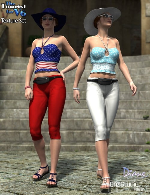 The Tourist for V6 Texture Set