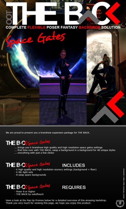 THE BACK Space Gates