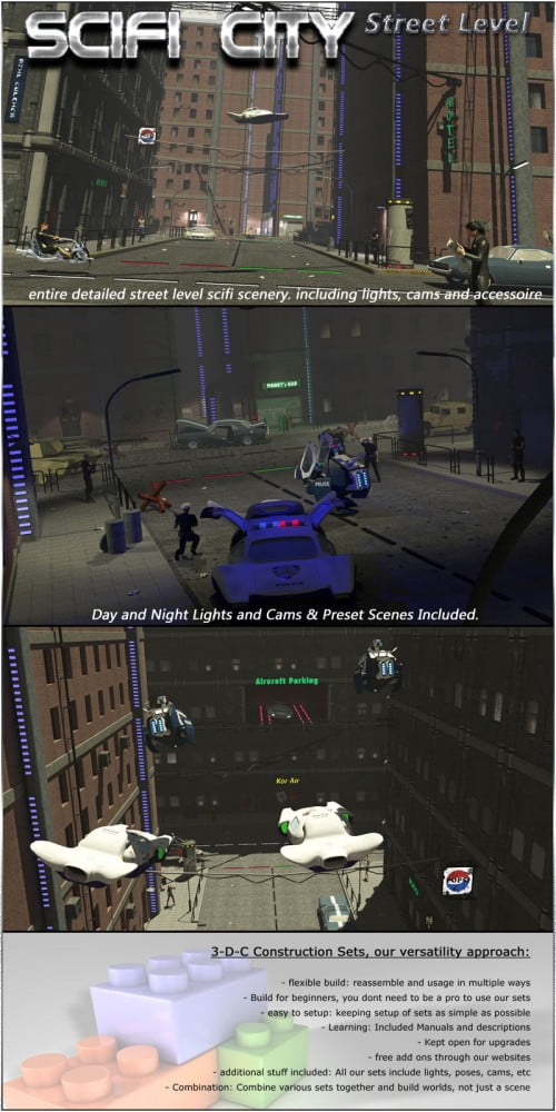 SciFi City Street Level