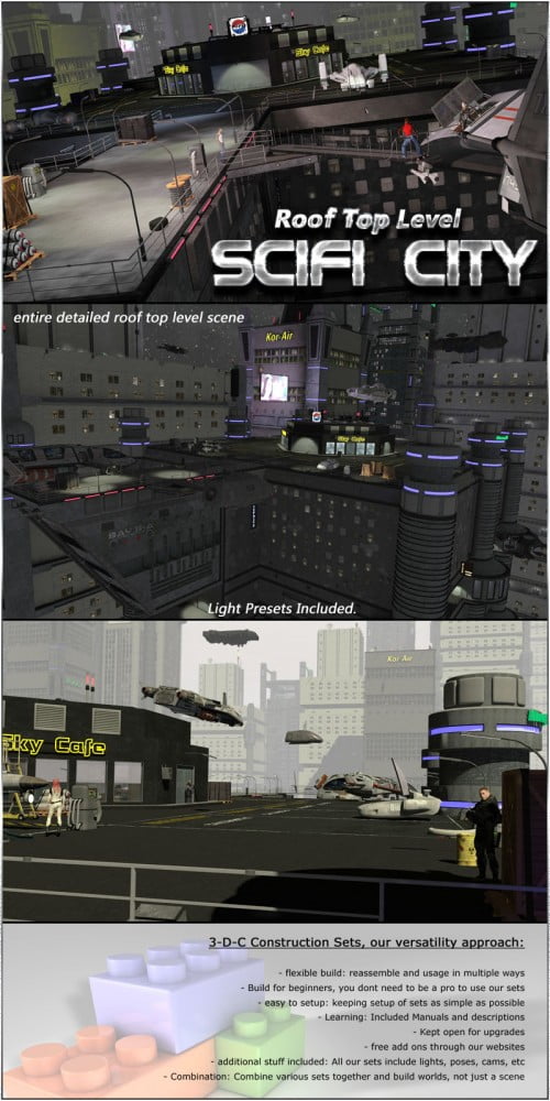SciFi City Roof Top Level SciFi City Roof Top Level