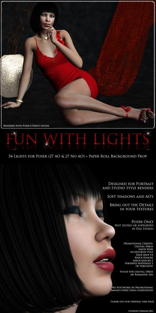 Fun With Lights - Poser Lights Fun With Lights - Poser Lights