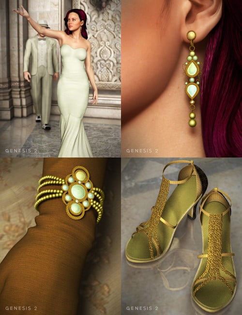 Evening Gown for Genesis 2 Female(s)