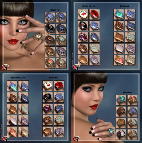 Bling Accents : Big Rings