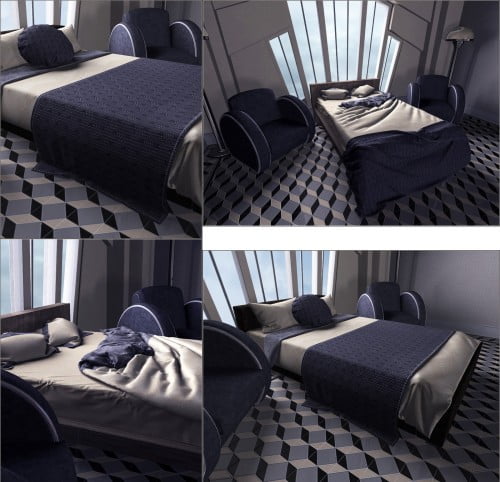 Maison Cubiste for Modern Bed 1 and 2