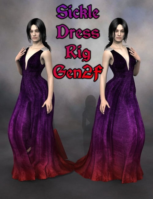 Sickle Dress Rig Genesis 2 Female