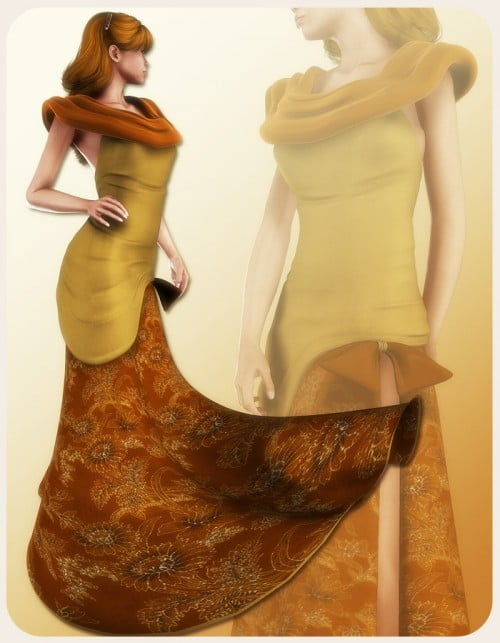 Autumn Ball Dress for V4