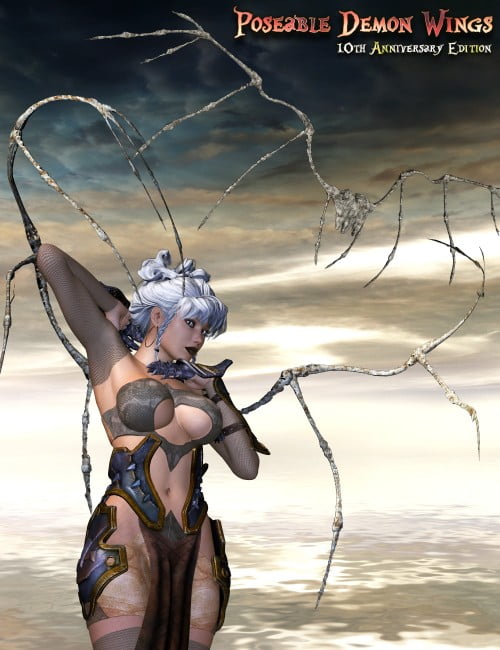 Poseable Demon Wings