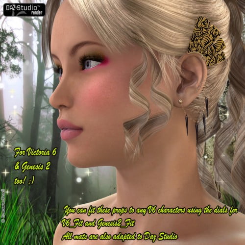 Ear Cuffs For V4 V6 And Genesis 2
