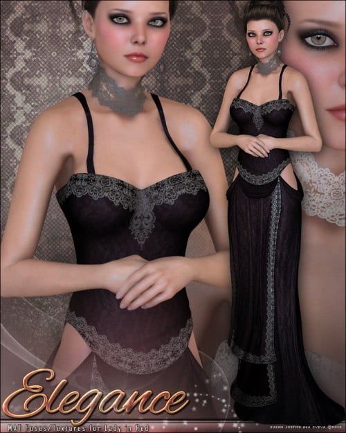 Elegance for Lady in Red