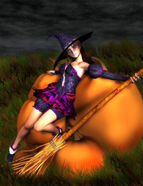 Pumpkin Witch Pumpkin Witch