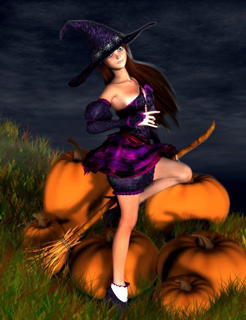 4985-Pumpkin-Witch