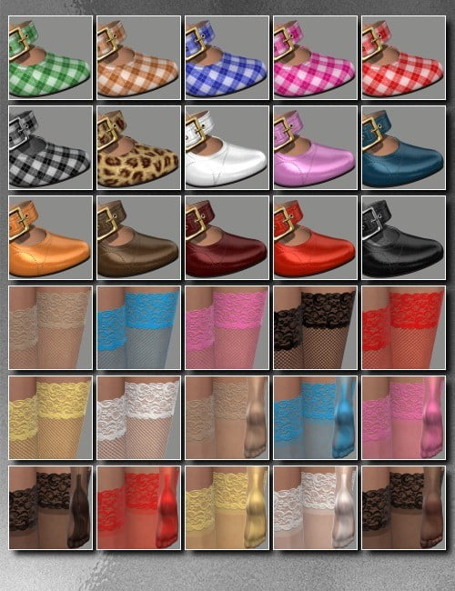 Pumps and Stocking For V4A4G4