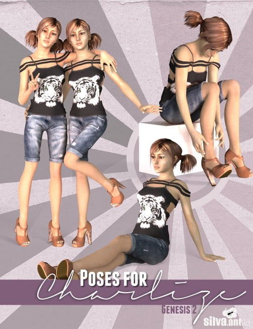 Poses for Charlize