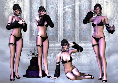 Lysithea Bride Poses and Expressions