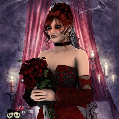 Lysithea Bride Poses and Expressions