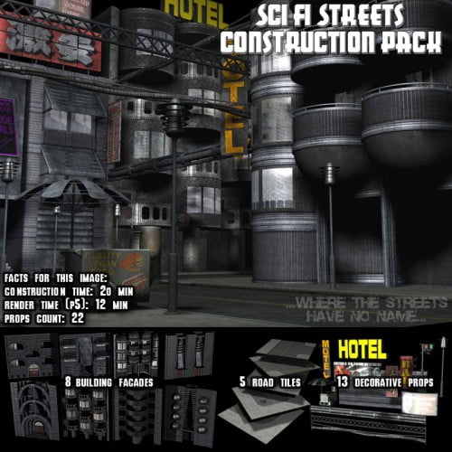 Sci-Fi Streets Construction Kit