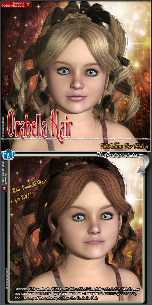 Kids4 Fit Addon For Orabella Hair