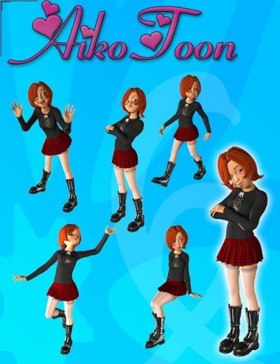 aiko-toon-posing-pretty-2
