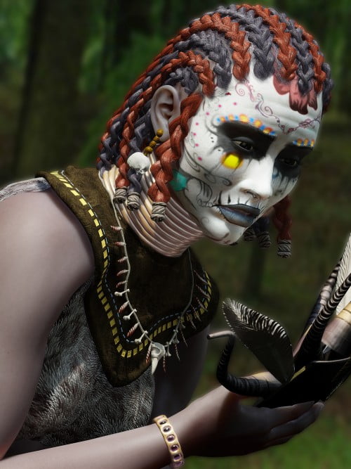 Tribal Witch : clothes for Dawn