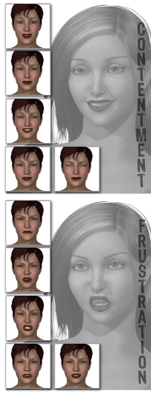 Moods Bundle - Expressions for Genesis